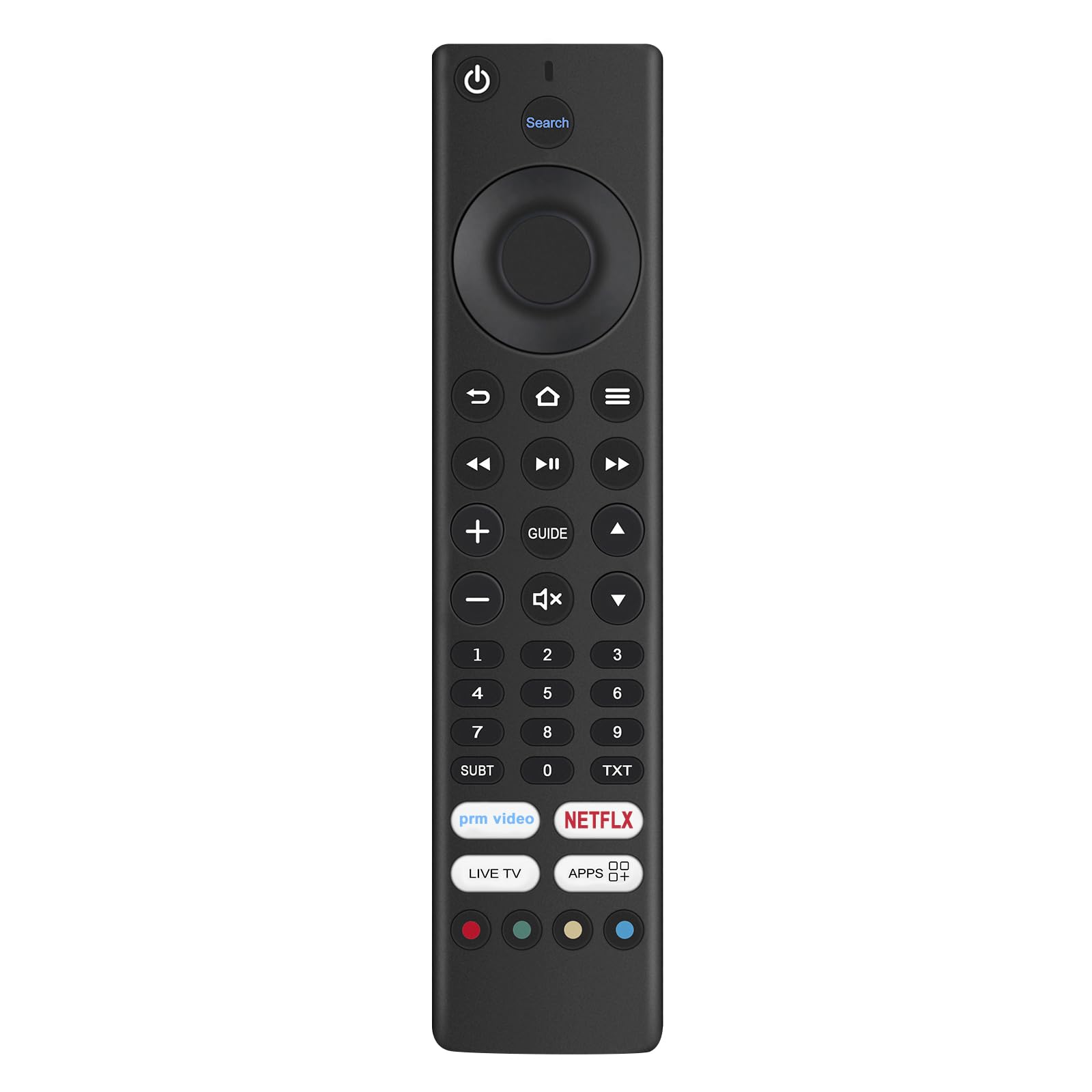 VINABTY Replaced IR Remote RM-C3253 Fit for JVC TV Edition Smart 4K Ultra HD LED TV LT-55CF810 LT-50CF810 LT-43CF810, NO Voice Func
