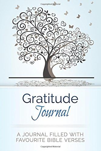 Gratitude Journal: A Journal Filled With Favourite Bible Verses (Blue) (UK Edition) (KJV)