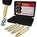 Damaged Screw Extractor Set by Aisxle,Easily Remove Stripped Gold Oxide Edition Stripped Screw Removers (Glod)