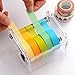 Eeng Washi Tape Dispenser Adhesive Tape Roll Holder Organizer 2 pcs (Green)