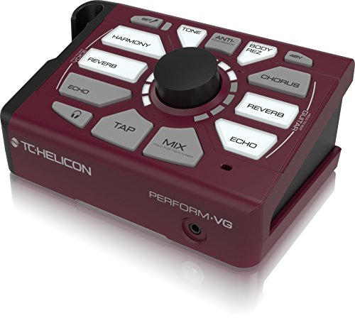 TC-Helicon Vocal Effects Processor, Burgundy (996369005) - Thumbnail 5