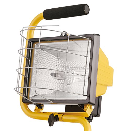 image for Globe Electric 500W Portable Halogen Work Light with Floor Stand & Foa