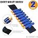 KABOOCHY Holster Belt for Nerf N-Strike Elite, 49 Piece Value Kit Elite Survival Kit Nerf Gun Accessories Kit Includes Gun Holder Waist Bag, 2 Wrist Bands, 6 Foam Cans and 40 Refill Darts