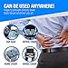 2pc Ergonomic Seat Cushion Lumbar Roll Combo for Chair - Pain and Pressure Relief for Lower Back, Sciatica, Coccyx, Butt, Tailbone - Memory Foam Posture Support Pillow for Office Desk, Car, Wheelchair