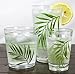 Corelle Coordinates by Reston Lloyd Bamboo Leaf Acrylic Tumbler Glasses, 19-Ounce, Set of 6