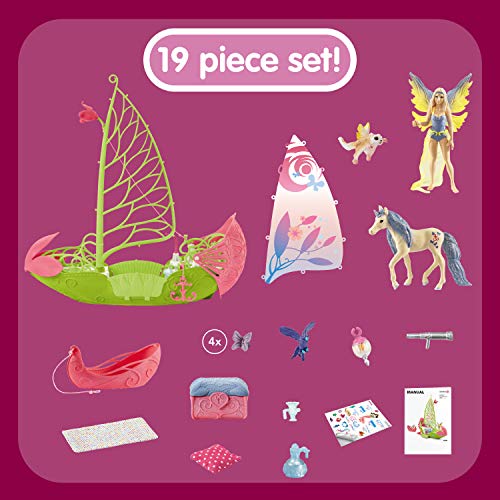schleich 42444 Seras magisches Blütenboot, für Kinder ab 5-12 Jahren, BAYALA - Spielset – Bild 4