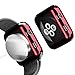 Tech Express 6 Chrome Bumpers for Apple Watch (iWatch Cover) Protective Case Shockproof Ultra Thin Rugged Flexible Rose Gold, Gold, Black, Silver, Red, Gray [TPU Gel] Lot of 6 Chrome (44mm)