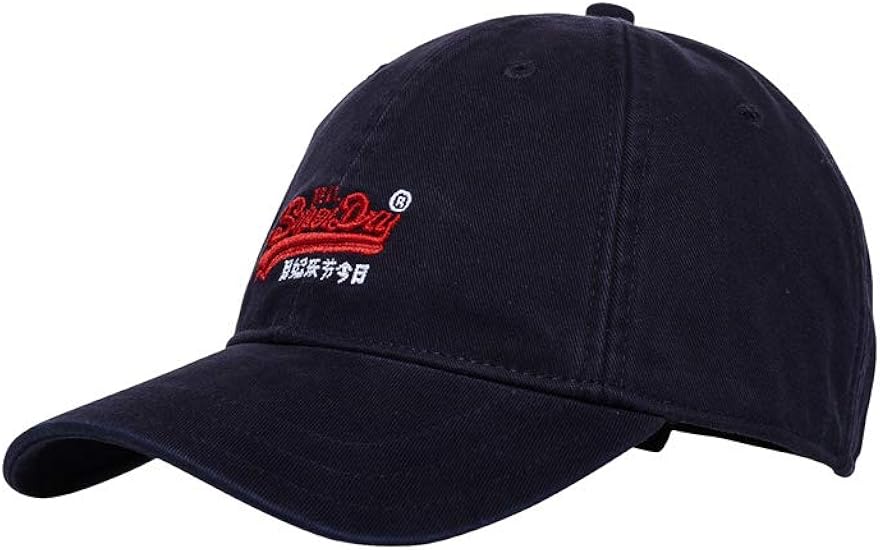 superdry orange label twill cap