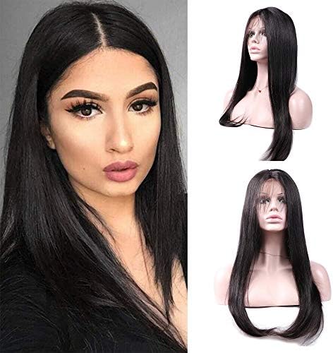 LSY Hair Brazilian Straight Hair Lace Front Wigs For Black Women Human Hair With Baby Hair 13×4 Lace Front Wigs 150% Density 100% Unprocessed Virgin Human Hair (12inch)