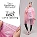 ViperGear Rain Poncho for Adults (6 Pack) - PEVA Tear Resistant Ponchos - Drawstring Hood - Disposable Emergency Rain Poncho