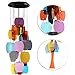 DateDirect Outdoor Wind Chime Colorful Stained Glass Wind Chime, 26