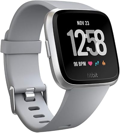 Fitbit Versa Health Fitness Smartwatch Grey Heart Rate Music Swim Tracking