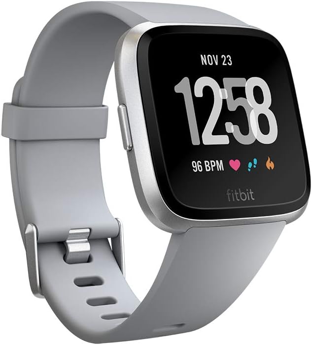 Fitbit Versa Health Fitness Smartwatch Grey Heart Rate Music Swim Tracking
