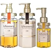 &amp; Honey [Genuine Product] Deep Moist 3-Step Set Shampoo+Conditioner+Oil 440mL+450g+10/14.87.fl.Oz+15.69Oz+3.38Oz