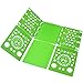 BoxLegend Version 3 Shirt Folder Shirt Folding Board t Shirts Clothes Folder Durable Plastic Laundry folders Folding Boards, Green