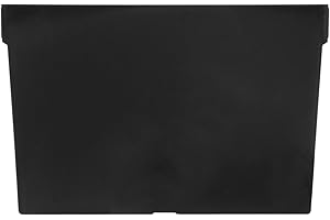 Akro-Mils 40040 Plastic Width Dividers for 6" Tall ShelfMax Shelf Bins Models 30080, 30088, and 30084, Custom Storage Inserts for Tools, Crafts & Supplies, 12-Pack, Black