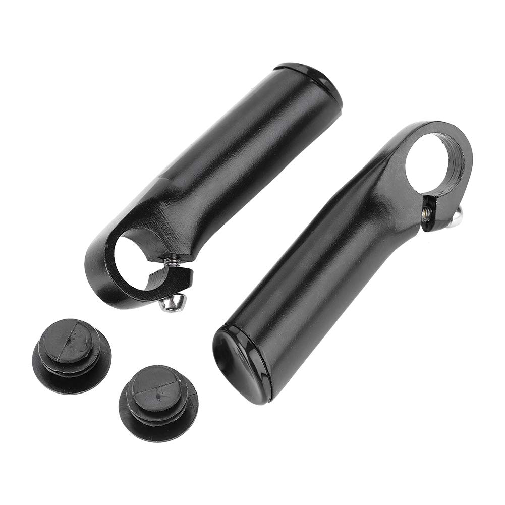 Bar End Grip, Aluminium Alloy Bicycle Handlebar Bar Ends for Road & Mountain Bikes