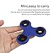 ukulili Tri Fidget Hand Spinner, Ultra Fast Bearings, Finger Toy, Great Gift for ADD, ADHD, Anxiety, and Autism Adult Children(Blue)