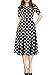 HARHAY Women's Vintage Patchwork Pockets Casual Swing Dress