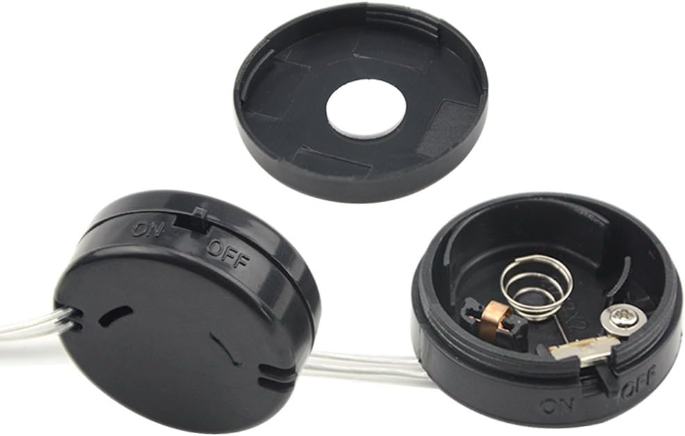 WMYCONGCONG 10 Pcs 2x CR2032 Coin Button Cell Battery Holder Socket with On/Off Switch and Cover, Lead Wire Type - Image 4