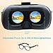 Top-spring 3D VR Glasses, Lightweight Virtual Reality VR Box Viewing Glasses for iPhone & Android Smartphones ( Compatible up to 600° of Nearsightedness)