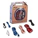 Car Audio Cable Wiring Kit - 20ft 8 Gauge Powered 1200 Watt Complete Amplifier Hookup for Battery, Head Unit & Stereo Speaker Installation Sound System - Pyle PLAM14 primary