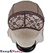 Rossy&Nancy French Best Kind of Lace Front Wig Weaving Medium Brown Cap with adjustable Strap for Making Wigs