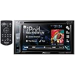 Pioneer AVH-X3700BHS DVD Receiver with 6.2-Inch Display, Bluetooth, Siri Eyes Free, SiriusXM-Ready, HD Radio, Android Music Support, Pandora and Dual Camera Inputs