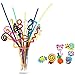 WIWAPLEX 150 Pcs 15 Colors Pipe Cleaners, Assorted Pipe Cleaner, Art Supplies Chenille Stems 6 mm x 12 Inch, Pipe Cleaners Craft Decorations, Children Kids Plush Educational Toy Handmade DIY Craft