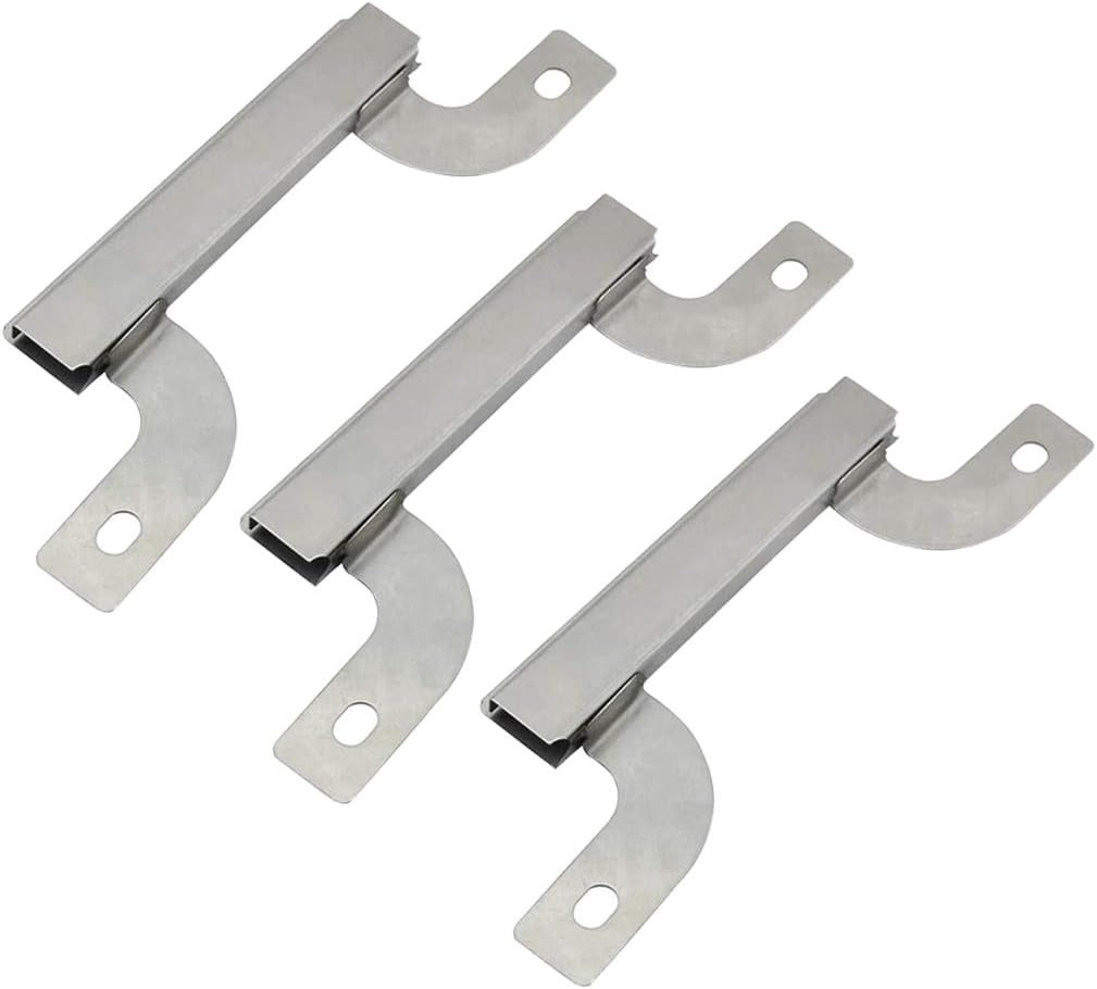 YIHAM KC635 BBQ Grill Replacement Parts Stainless Steel Burner Carryover Crossover Tube Channel for Select Models by Brinkmann and Charmglow Gas Grills, Set of 3