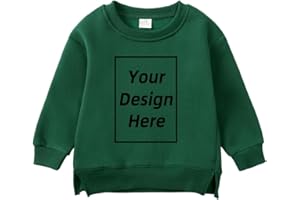 Kids Boys Girls Custom Sweatshirt Add Your Own Text and Design Hoodie Cotton Personalized Pullover