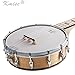 Kmise Banjo Ukulele 4 Strings Uke 23 Inch Concert Size Maple Wood Banjolele