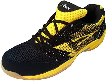 xAQUA Men's PU Sports Badminton Shoes