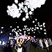 TECHSHARE LED Light Up Balloons White 40 Pack, Glow in The Dark Balloons for Wedding Birthday Party Supplies Decorations - Can be Filled with Helium, Air