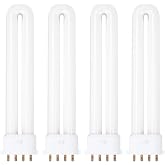 LVACODV 6400K 2G7 Base Camping Lantern Bulb Replacement for Rayovac F9w-1, Kandolite 96500, Coleman, Ozark Trail | 4 Pin, 580 Lumens, 10,000 Hour Lifespan