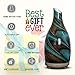Aromatherapy Essential Oil Diffuser 120ml Art Glass Diffuser Ultrasonic Silent Humidifier Intermittent Spray Function and 7 Colors LED Lights Auto Shut-Off for Home,Office,SPA.(Blue)thumb 3