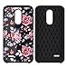 LG K30 Phone Case, LG Phoenix Plus Case, LG Premier Pro LTE Case, LG Harmony 2 Case, LG K10 2018 Case, OEAGO Hybrid Shockproof Drop Protection Impact Rugged Heavy Duty Dual Layer Armor Case, Floral