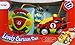 Haktoys My First RC Cartoon Race Car with Music Button and Headlights Great Gift Racing Action Figure Radio Control Toy for Toddlers and Kids