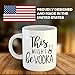 Amandir Birthday Christmas Favorite Child Gave Me This Funny Mug Dad Mom Gifts from Daughter Son 11oz White Coffee Cup for Women M, model-g160
