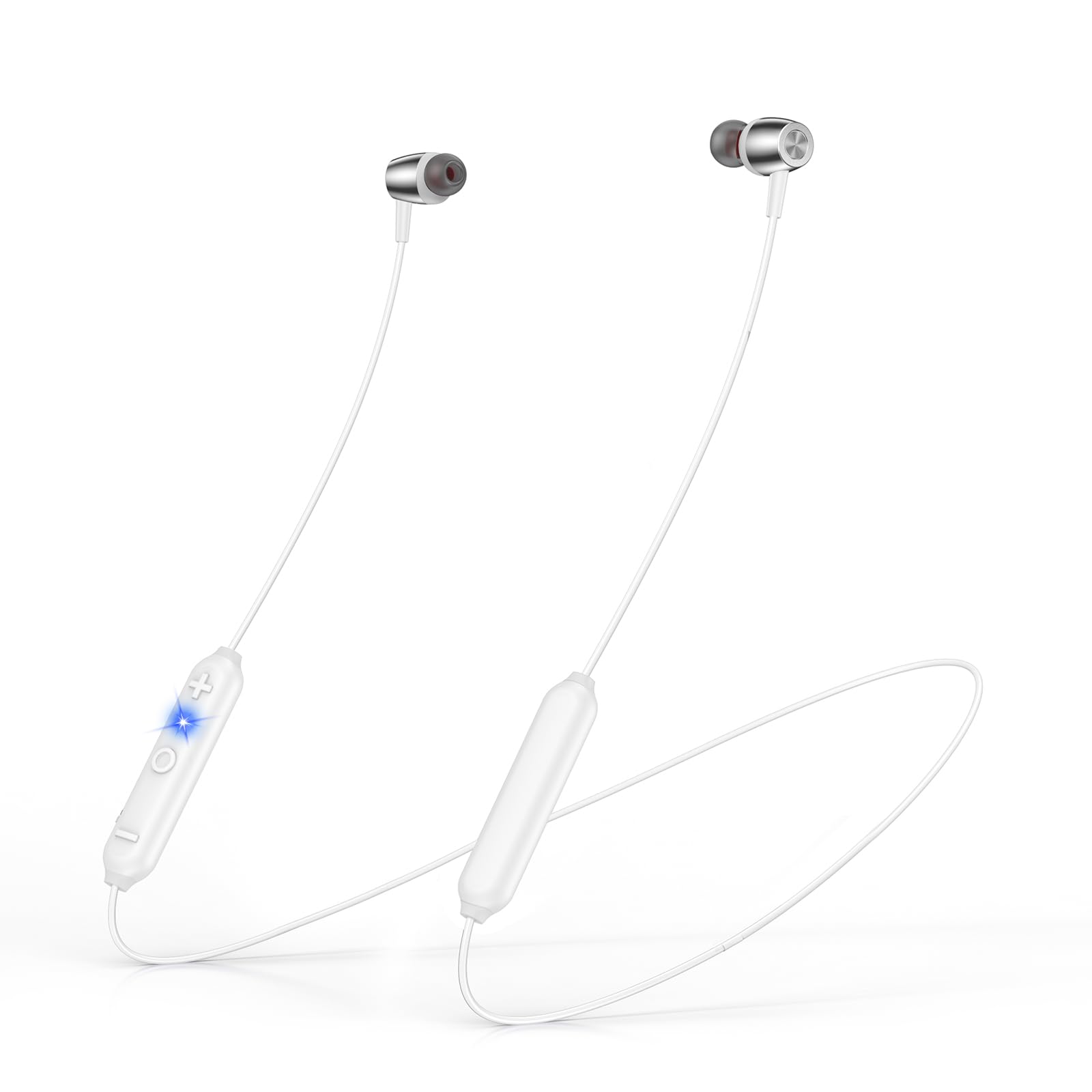 ワイヤレスイヤホン 【ネックバンドイヤホン新次元突破】 イヤホン bluetooth 20時間連続再生 収納便利 ネックバンドイヤホン 革新設計 凸構造ボタン+柔軟首掛け ノイズキャンセリング タイプC 急速充電 超軽量 首掛け ブルートゥース Hi-Fi Bluetooth ネックバンド 自