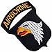 101st Airborne Divisions Screaming Eagle Army Military United States Team Jacket Uniform Patch Sew Iron on Embroidered Badge Sign Costume for Collection with By Botan