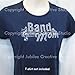 Band Mom Iron On Rhinestone Crystal T-Shirt Transfer by JCS Rhinestones