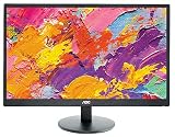 AOC E2470SWHE 24" Full HD 1920x1080 Monitor, TN, 5ms, HDMI (x2), VGA, VESA, EPEAT Silver