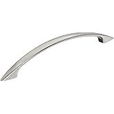 Amerock Arc 6-5/16 inch (160mm) Center-to-Center Satin Nickel Cabinet Pull, BP69158G10