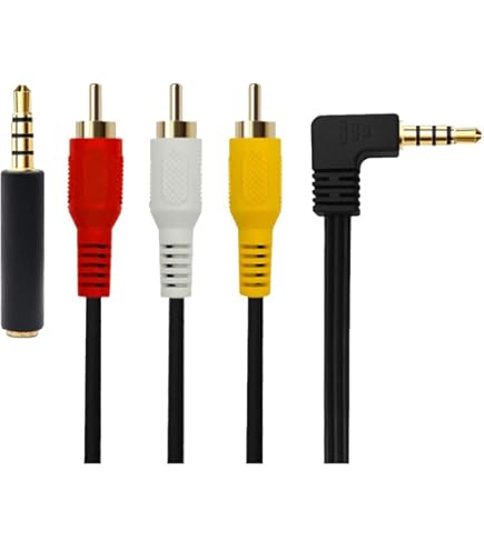 Cavo Audio Video Vhbw Per Fotocamere Nikon Coolpix L26, L19, L24, L18, L23, L22, L2, L16, L25, L21, L20, Lunghezza 150 Cm, Sostituisce EG-CP14 E CB-AVC5