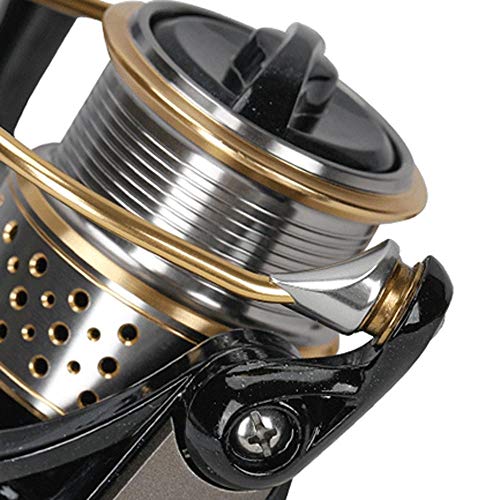 TJLSS Spezielle langwierige schräge Mund-Nichtabfertigungs-Angelrolle, Metallspool-Spinnrad Doppel-Linie Angelrolle… – Bild 6
