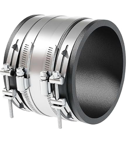 Amazon.com: Fernco 4 in. Hub x 4 in. Dia. x 3 in. L Hub Neoprene