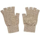 Whitepeak Genuine Merino Wool and Possumdown Fingerless Gloves for Men and Women | UNISEX