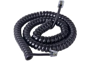 TELEHYBRID Phone Cord Replacement for Yealink VoIP Phone T52 T52S T53 T54 T54S T56 T57 T59, T40 T40G T40P T41 T41P T41S T42G T42S T44 T46 T46G T46S T48 T48G T48S, T30 T31 T32 T32G T33 T38G, T19 T21 T23 T27 T29