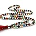 6mm 108 Multiple Color Agate Beads Knotted Tibetan Buddhist Prayer Japa Mala for Meditation